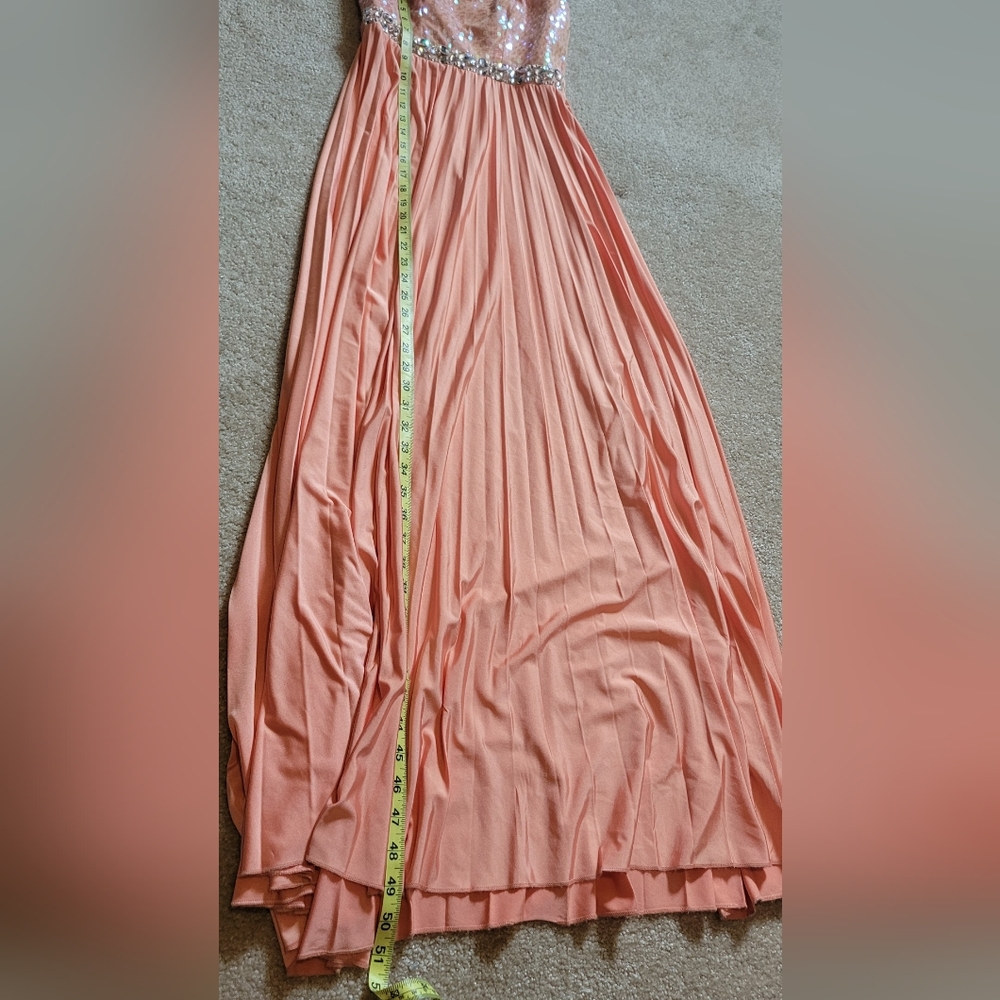 Speechless Strapless Sequin Beaded Top, Empire Wa… - image 7